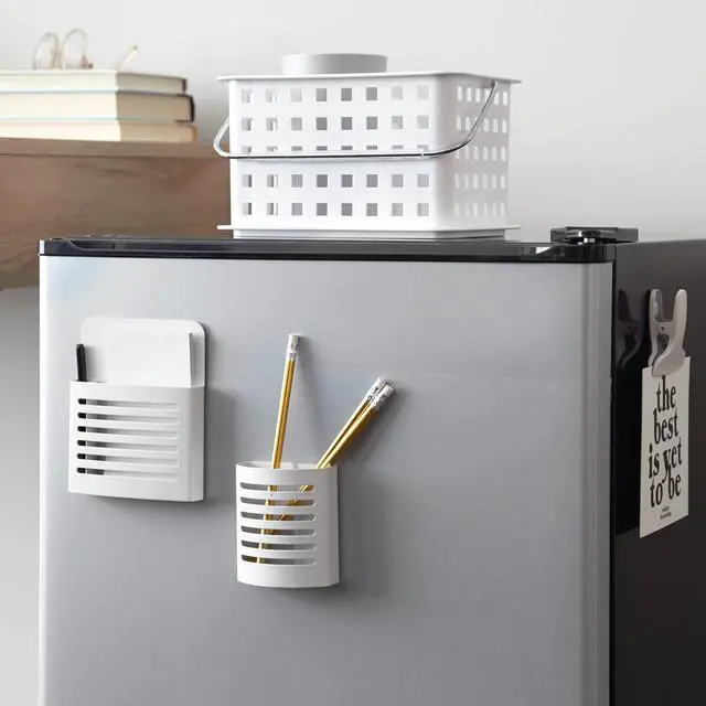 Alt view image 6 of 7 - Portable Shower Caddy Basket with Handle, White