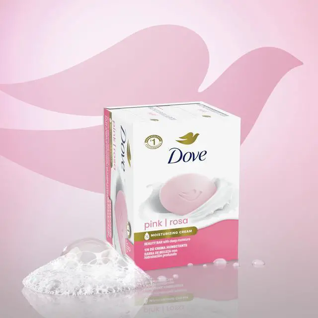 Alt view image 3 of 7 - Beauty Bar Soap Pink Rosa, 6 Bars for Soft, Smooth Skin, Cleans & Moisturizes 3.75 oz