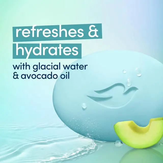 Alt view image 6 of 7 - Hydrating Beauty Bar Soap 6 Count, Glacial Water & Avocado Oil, 3.75 oz I Hydrating beauty bar with glacial water and avocado oil for refreshed, soft and healthy-looking skin