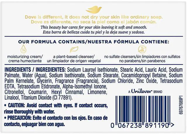 Alt view image 2 of 7 - Soap, Original Beauty Bar 3-Pack 3-in-1 Moisturizing Face, Body & Hand Soap, 4.75 Oz Ea