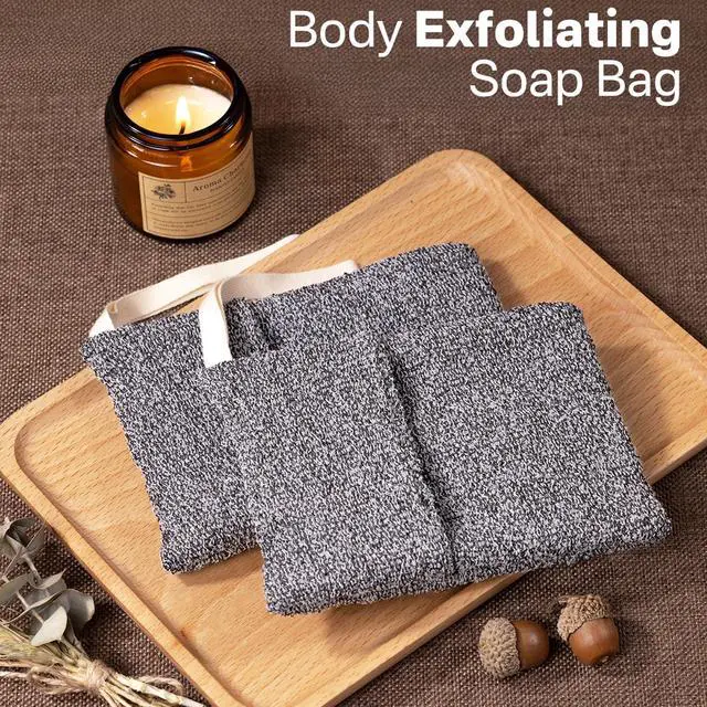 Alt view image 2 of 7 - Soap Bag 2 Pack, Bar Soap Pouch, Soap Saver Bag, Exfoliating Mesh Soap Bag for Shower, Soap Bags for Soap Bars, Soap Bar Loofah Pouch, Soap Travel Case Dishes Box Container for Men Women