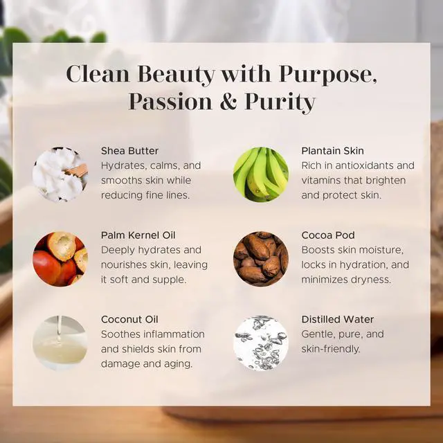Alt view image 3 of 7 - Best Raw ORGANIC AFRICAN BLACK SOAP, for Dry Skin and Skin Conditions. Pure & Natural Ingredients, Imported From Ghana - 8oz
