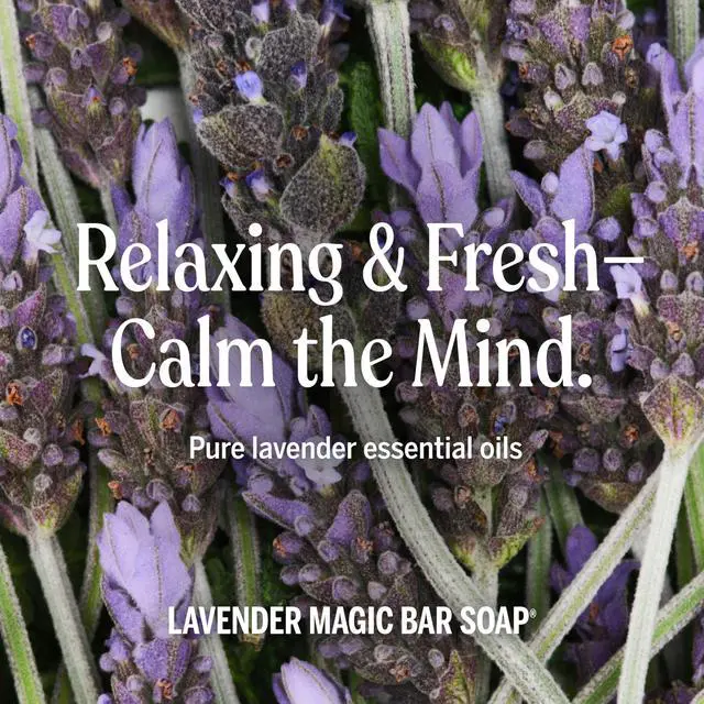 Alt view image 5 of 7 - Pure-Castile Magic Bar Soap - Made with Regenerative Organic Certified Oils - For Face, Body, Hair- Gentle on Sensitive Skin - Vegan Soap Bars for Men & Women - Lavender, 2 Pack, 5oz