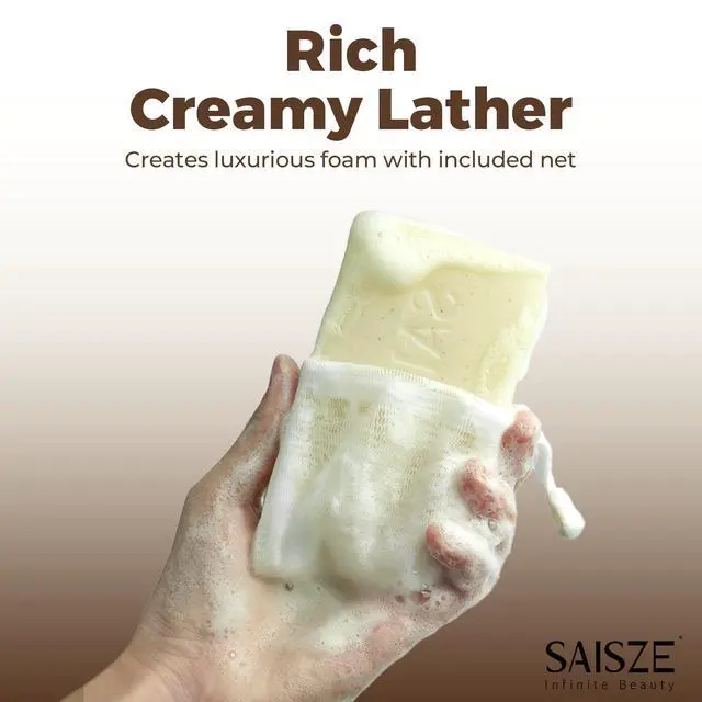 Alt view image 4 of 7 - Handmade Coconut and Shea Butter Soap - 8 oz, Cold Process, Organic Soap Enriched with Coconut oil, Shea, Body Bars for Women and Men