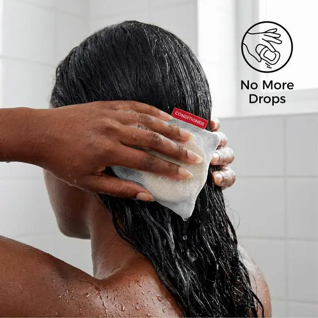 Alt view image 5 of 7 - Mesh Soap Saver Bags, Soap Holder Pouch for Shower, Body & Shampoo Bars, Travel Pouch Bag with Hanging Loop (3 Pack, Gray)