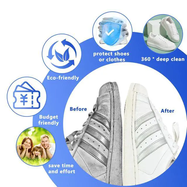 Alt view image 3 of 7 - 2Pcs Reusable Shoe Washing Machine Bag for Washer and Dryer:Free Up Hands, Prevent Deformation,shoe bag with Zipper Protection Design, Use for all Shoes,Sports Shoes(Yellow)
