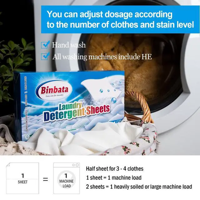 Alt view image 5 of 7 - Laundry Detergent Sheets, 200 Count, Fragrance Free, Unscented, Eco-Friendly, Hypoallergenic, Biodegradable, Plastic Free, Liquidless, Suitable for Sensitive Skin