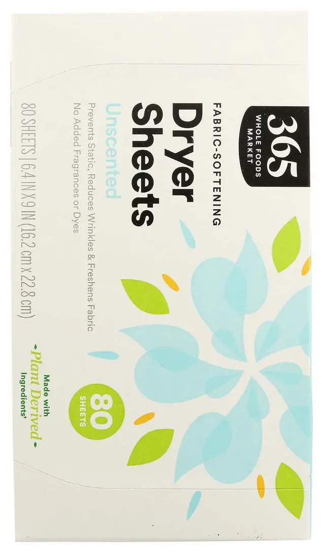 Alt view image 2 of 6 - Fabric-Softening Dryer Sheets, Unscented, 80 Count