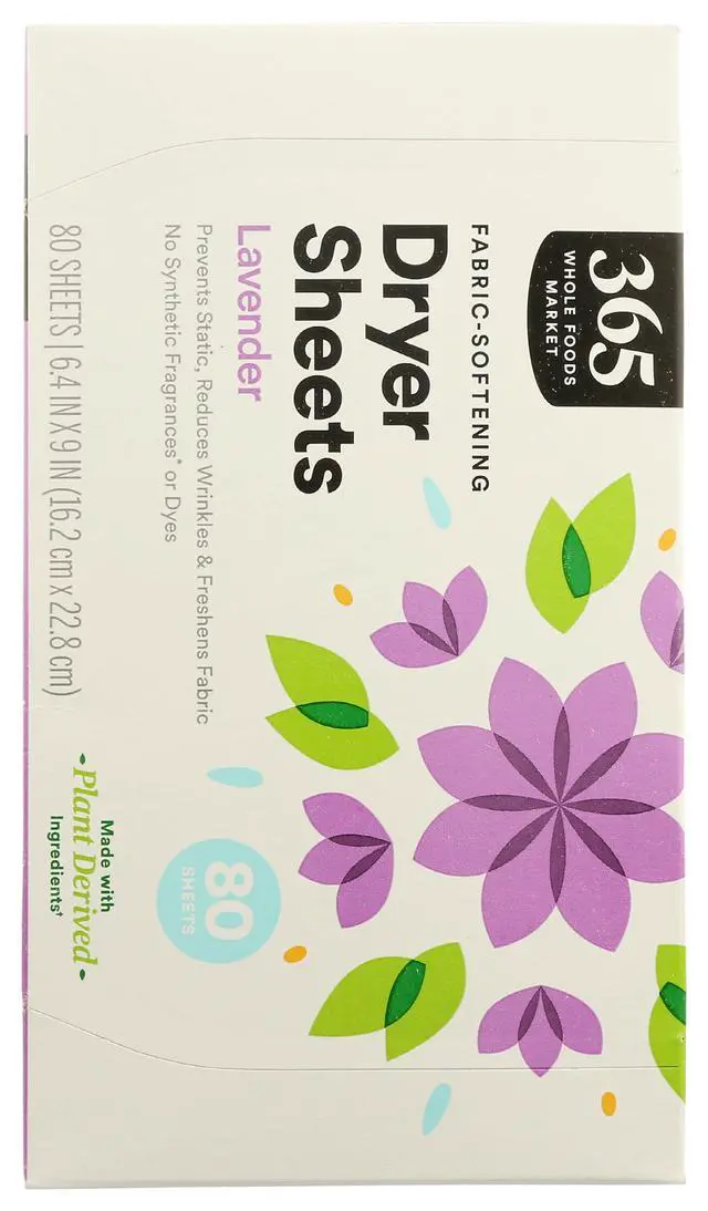Alt view image 2 of 6 - Fabric-Softening Dryer Sheets, Lavender, 80 Count
