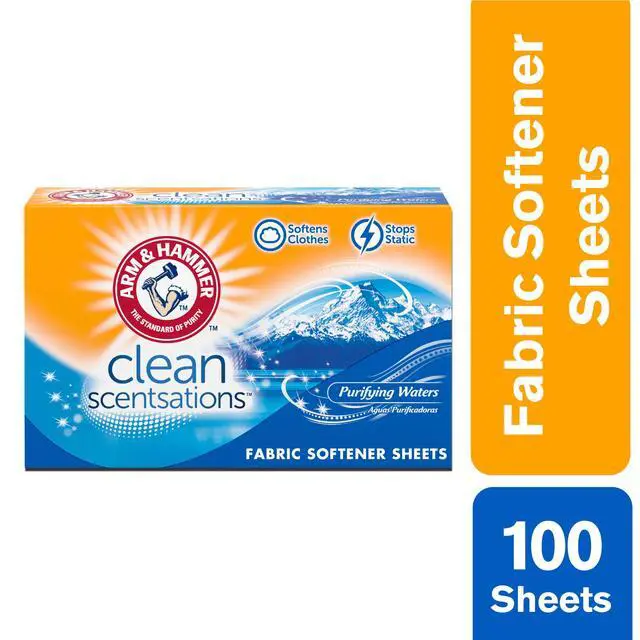 Alt view image 2 of 7 - Fabric Softener Sheets, 100 sheets, Purifying Waters