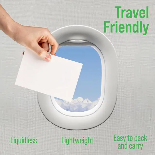 Alt view image 7 of 7 - Active Wear Travel Laundry Detergent Sheets Unscented - Mess-Free Laundry Sheets Detergent with Sodium Bicarbonate - Easily Dissolvable Laundry Soap for Traveling (104 Loads)