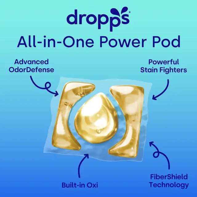 Alt view image 2 of 7 - 4-in-1 Plus Oxi Laundry Detergent Pods, Crisp Breeze (38 Count) - Laundry Pods | Advanced Odor Defense | Fights Stains | Whitens & Brightens | Clean Ingredients | Plastic Free Packaging