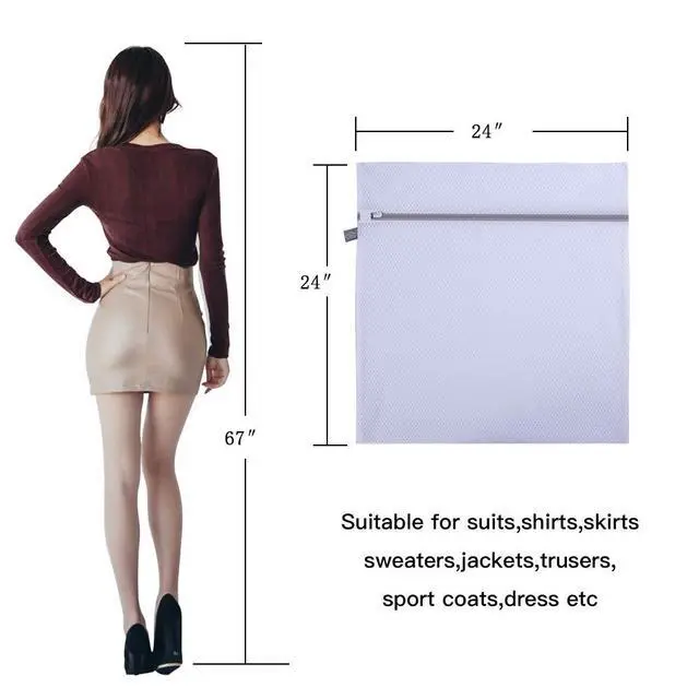 Alt view image 3 of 7 - Laundry Mesh Wash Bags, Garment Bag for Washing Machine, 2XXL