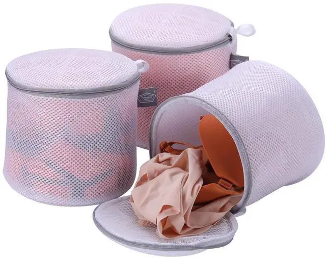 Main image of Bra Washing Bag for Laundry, Bra Laundry Bag, Sandwish Mesh, 7x7x7"