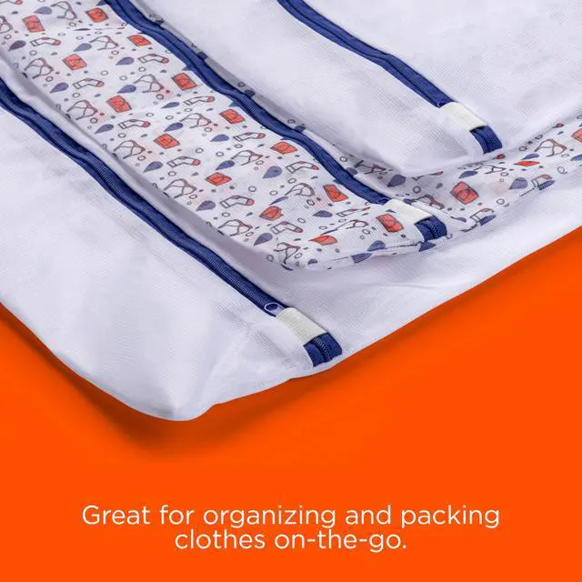 Alt view image 3 of 6 - Delicate Clothes Mesh Wash Bags for Wash Machine, 3 Pack (Small, Medium, and Large), Protects from Snagging, Tangling & Wear