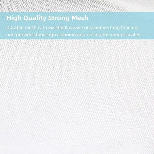 Alt view image 2 of 5 - 2 Pack Extra Large Mesh Laundry Bag 43 x 35 in XXXXL Washing Bag for Bedding, Blankets, Clothes, Pet Items, Travel & Storage Washer Protector Bag for Washing Machine
