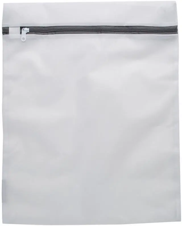 Main image of Large Mesh Wash Bag | Laundry | Washing Machine | Zipper Closure | Prevents Pulling and Tearing | Clothes | Garments | Delicates | Socks | White