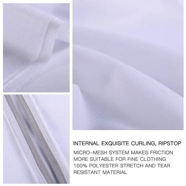 Alt view image 6 of 7 - Laundry Bags Mesh Wash Bags, Fine Mesh Zipper Pouches for Clothes