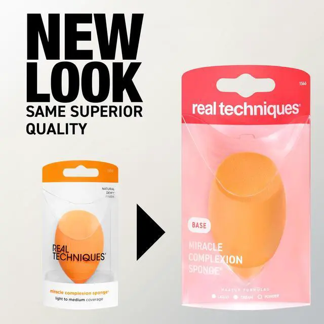 Alt view image 5 of 7 - Miracle Complexion Sponge, For Applying Liquid & Cream Foundation, Skin Tint & Concealer, Makeup Blending Sponge, Natural Finish, Latex-Free & Cruelty-Free