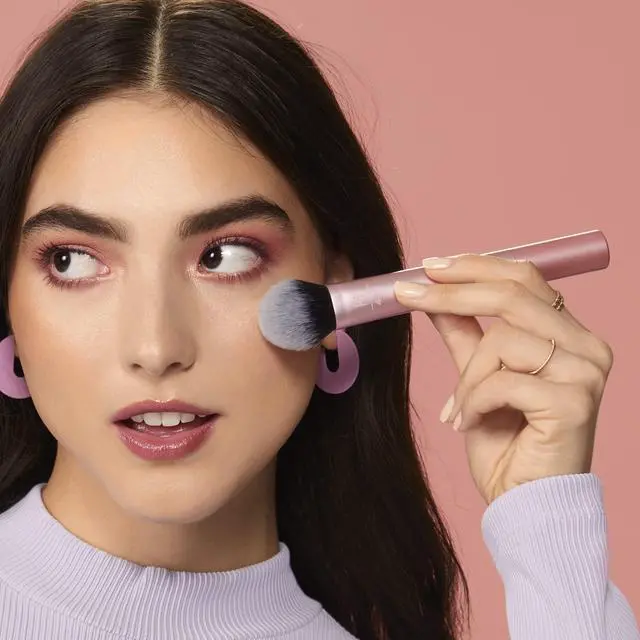 Alt view image 4 of 7 - Tapered Cheek Brush, RT 449 Fluffy Blending Brush for Powder Blush & Highlighter, UltraPlush Synthetic Bristles, Vegan & Cruelty-Free Makeup Brush, 1 Count