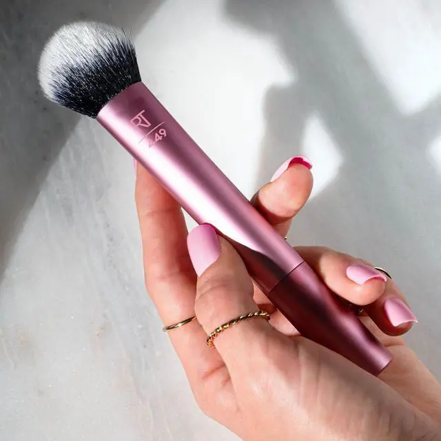 Alt view image 6 of 7 - Tapered Cheek Brush, RT 449 Fluffy Blending Brush for Powder Blush & Highlighter, UltraPlush Synthetic Bristles, Vegan & Cruelty-Free Makeup Brush, 1 Count