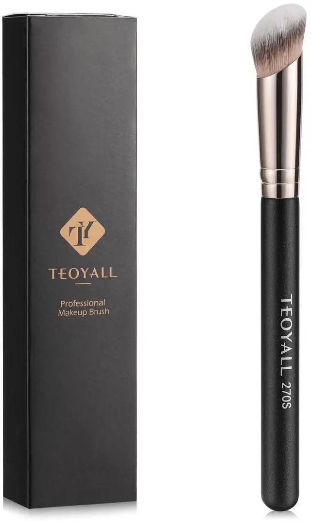 Main image of Under Eye Concealer Brush, Angled Contour Brush Synthetic Kabuki Brush for Concealing Blending Setting Buffing with Liquid, Cream and Powder Cosmetic (270S)