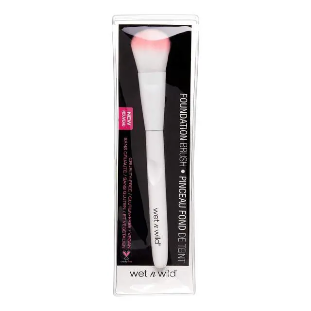 Alt view image 3 of 4 - Foundation Brush, Densely-Packed Synthetic Fiber Bristles for Liquid, Cream & Powder, Ergonomic Handle for Comfortable Control