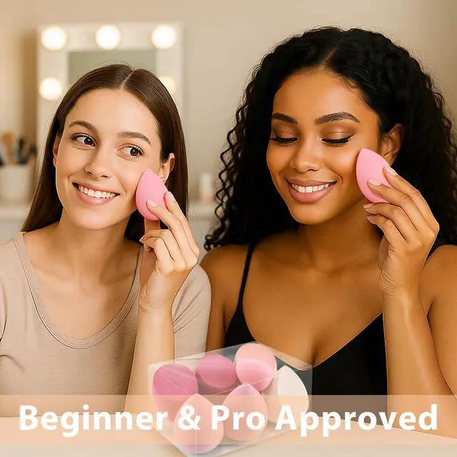 Alt view image 6 of 7 - Makeup Sponge Set, 7 Pcs Multi Colored Blender Sponges