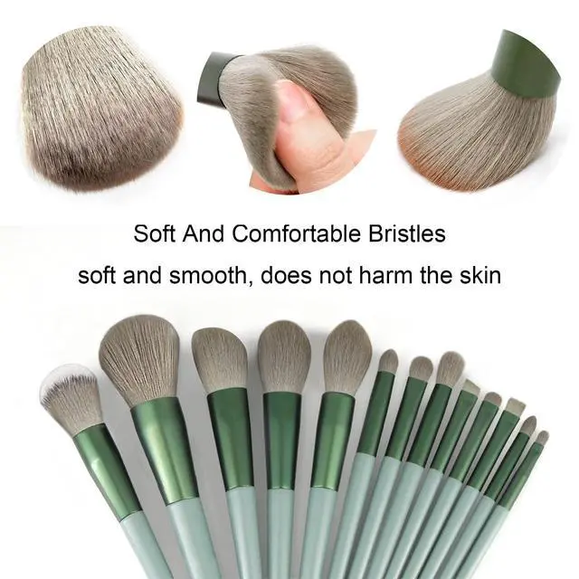 Alt view image 2 of 7 - Makeup Brushes 22 Pcs Makeup Kit,Foundation Brush Eyeshadow Brush Make up Brushes Set (Green, 22 Piece Set)