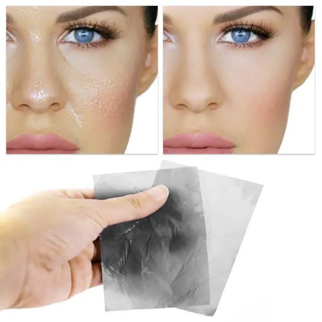 Alt view image 4 of 7 - (3 PK) Oil Blotting Sheets- Natural Bamboo Charcoal Oil Absorbing Tissues- 300 Pcs Organic Blotting Paper- Beauty Blotters for the Face- Papers Remove Excess Shine- For Facial Make Up & Skin Care