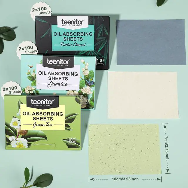 Alt view image 2 of 7 - Oil Blotting Sheets for Face, 600 Sheet Oil Absorbing Sheets for Face, Blotting Papers for Face Blotting Paper for Oily Skin, Oil Wipes for Face Oil Sheets, Oil Pads for Face Oil Control Film