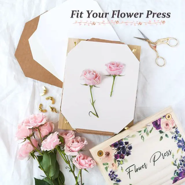 Alt view image 5 of 7 - 20 Sheets Blotting Paper for Flower Press, Large 8.26 x 11.8 inch A4 Highly Absorbent and Reusable Blotter Papers for Flower Press Herbarium Craft Blotter Paper Sheets Papers Craft Supplies