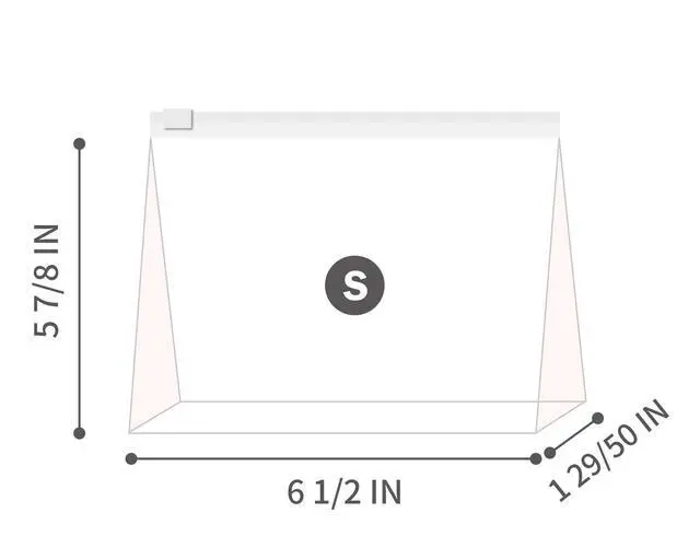 Alt view image 2 of 7 - 50 Small Slider Storage Bags with Expandable Bottom, Easy Secure Slide, Zero BPA, Easy On The Go