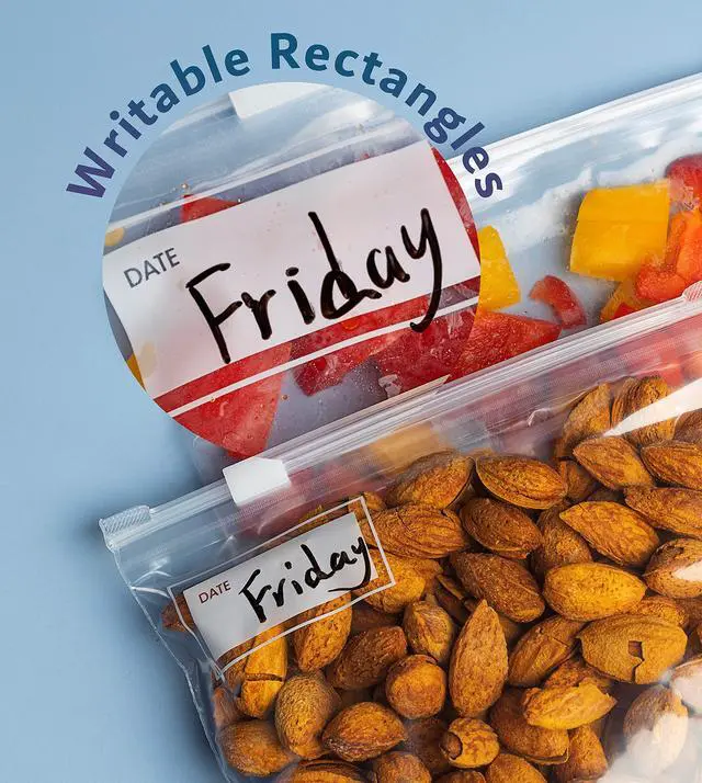 Alt view image 6 of 7 - 50 Small Slider Storage Bags with Expandable Bottom, Easy Secure Slide, Zero BPA, Easy On The Go