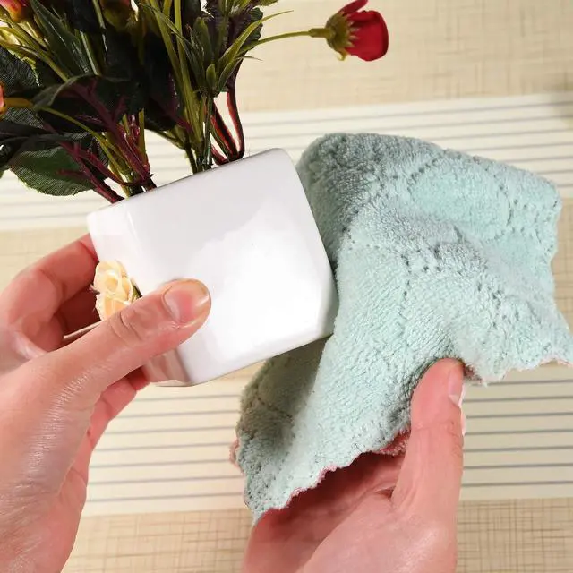 Alt view image 6 of 7 - Microfiber Cleaning Cloth, Kitchen Towels, Double-Sided Microfiber Towel Lint Free Highly Absorbent Multi-Purpose Dust and Dirty Cleaning Supplies for Kitchen Car Cleaning. Pack of 12
