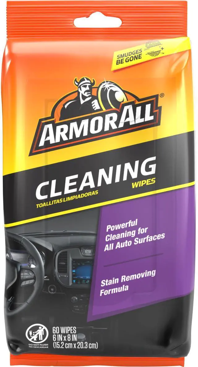 Main image of Car Interior Cleaner Wipes, Interior Cleaning Wipes for Cars, Trucks, Motorcycles, 60 Each