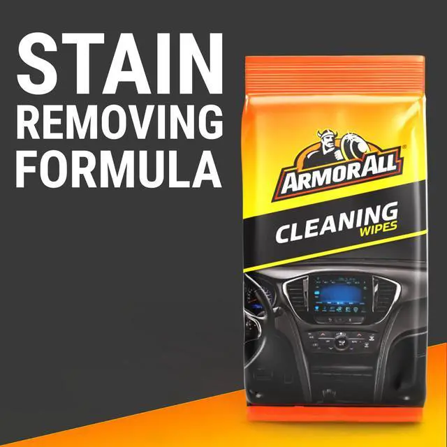 Alt view image 3 of 6 - Car Interior Cleaner Wipes, Interior Cleaning Wipes for Cars, Trucks, Motorcycles, 60 Each