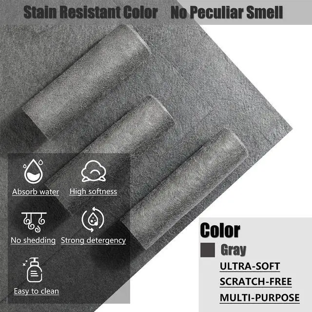 Alt view image 4 of 6 - Thickened Magic Cleaning Cloth, 12" x 16", 5 Pack