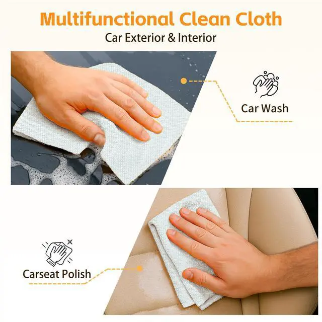 Alt view image 7 of 7 - Microfiber Cleaning Cloth Roll, 50 Tear-Away Sheets, Reusable & Washable, Lint-Free, Non-Scratch, Highly Absorbent Towels for Kitchen, Home, Windows & Screens, Green Wave Pattern, 12x12 in