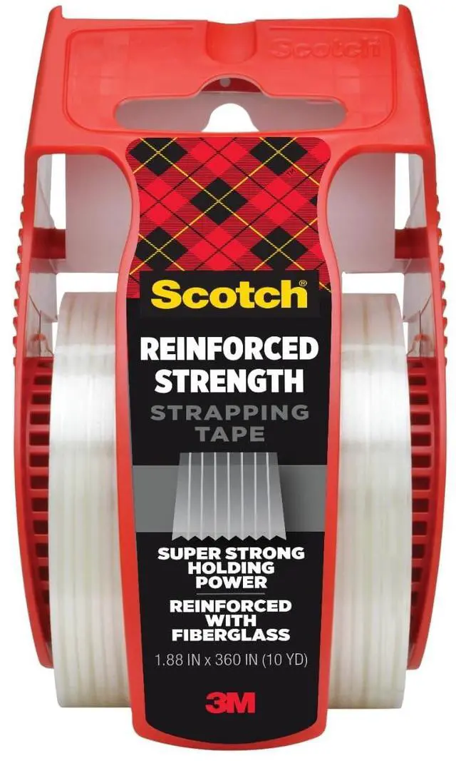 Main image of Reinforced Strength Strapping Tape, 1.88 in x 360 in, Clear