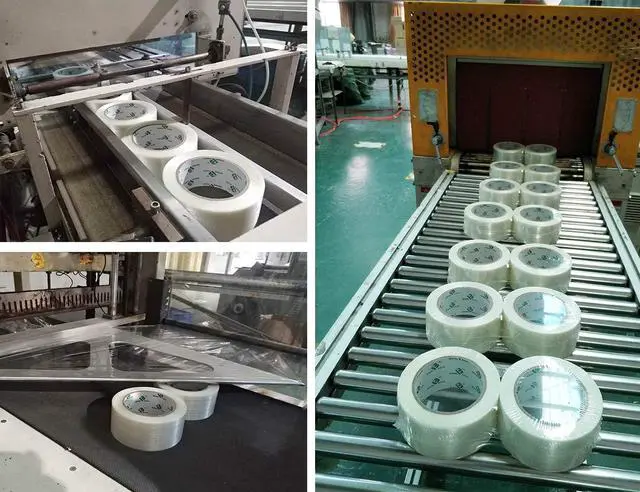 Alt view image 6 of 6 - Mono Filament Strapping Tape, 2 Roll 2 Inch x 35 Yards 5.5 Mil, Heavy Duty Transparent Reinforced Fiberglass Tape