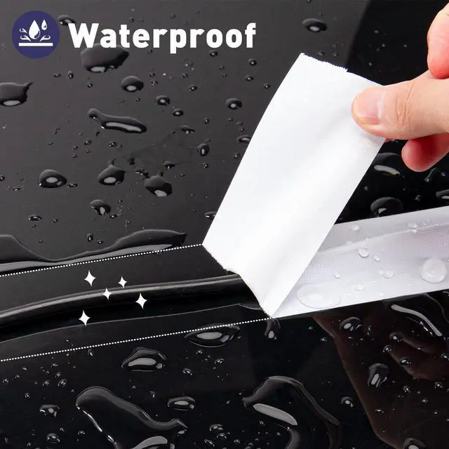 Alt view image 5 of 7 - Duct Tape White Heavy Duty - 1.88 in 35 Yds Waterproof No Residue Strong Adhesive Duct Tape Tearable for Indoor Outdoor Use,Multi Purpose Home Repair