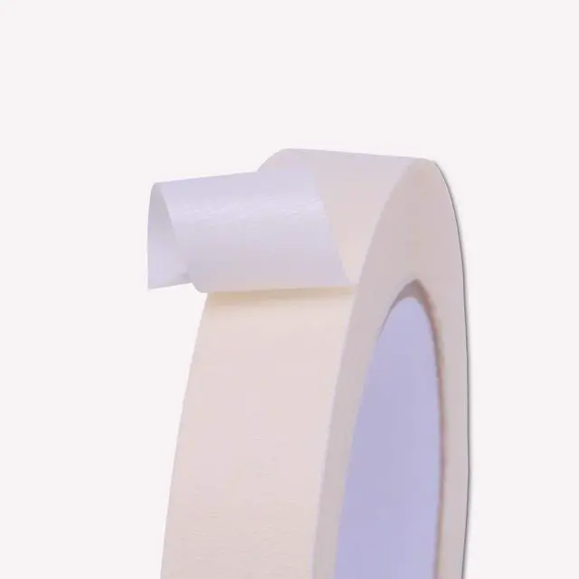 Alt view image 6 of 7 - Masking Tape 1 inch, 2 Pack General Purpose Beige Masking Tape White Masking Paper, 1 inch x 55 Yards x 2 Rolls (110 Total Yards)