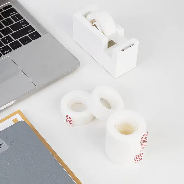 Alt view image 7 of 7 - Matte Finish Tape, 6 Pack, 3/4" Width x 1000" (27.8 yds) Length, Translucent