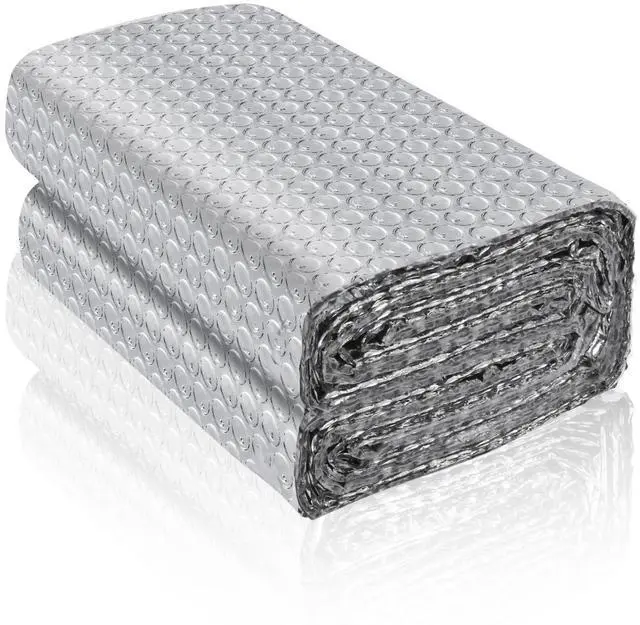 Main image of Reflective Foil Insulation, Double Reflective Bubble Insulation Sheet, Aluminum Foil Bubble Shield, Radiant Barrier Roll for RV Windows Weatherproofing (23.6''x 10Ft)