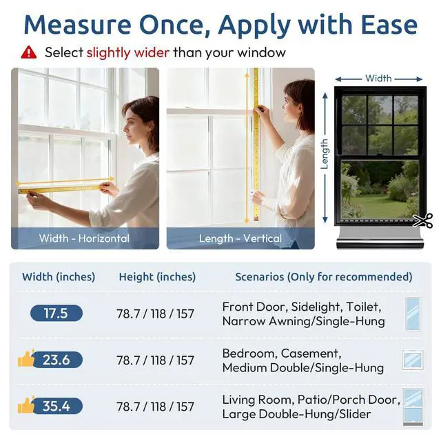 Alt view image 7 of 7 - Window Tint for Home with Tools, Black Silver, 17.5" x 78.7"