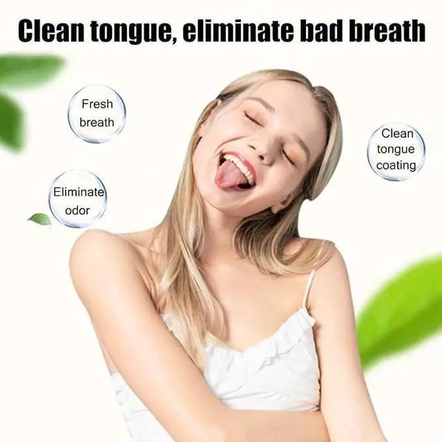 Alt view image 7 of 7 - Tongue Cleaner, Tongue Scraper, Tongue Cleanser, Tongue Scraper, Tongue Scraper Cleaner, Helps Fight Bad Breath, Tongue Scrapers (Purple&Blue)