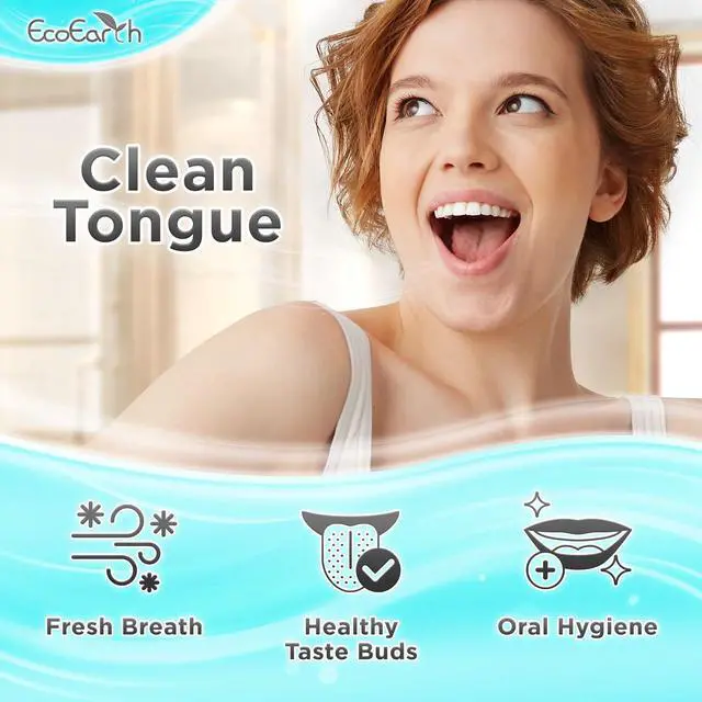 Alt view image 2 of 7 - Scraper for Adults - 3 Pcs Metal Tongue Cleaner with Silver Storage Case - Tough Stainless Steel Mouth Scrubber for Fresh Breath & Oral Hygiene - by EcoEarth