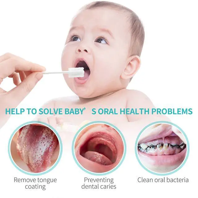 Alt view image 2 of 7 - 48PCS Baby Tongue Cleaner Newborn Toothbrush