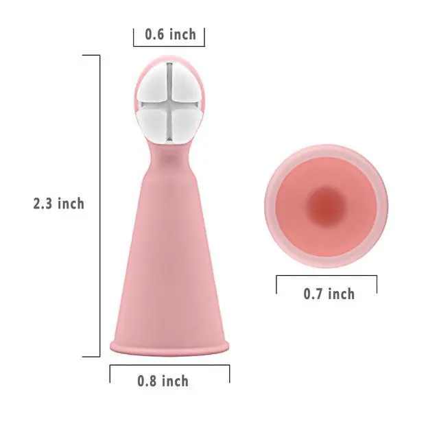 Alt view image 6 of 6 - Baby Finger Toothbrush for Infants and Toddlers 0 to 3 Years Soft Silicone Teething Brush with Tongue Cleaner | Gentle Gum Massager for Newborns, Babies & Young Kids | Pack of 2